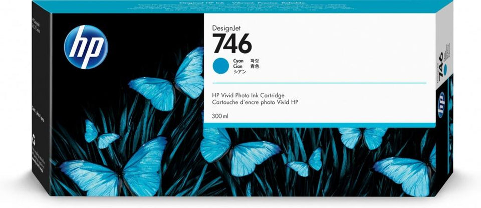 Cartucho HP 746 Cyan, 300ml