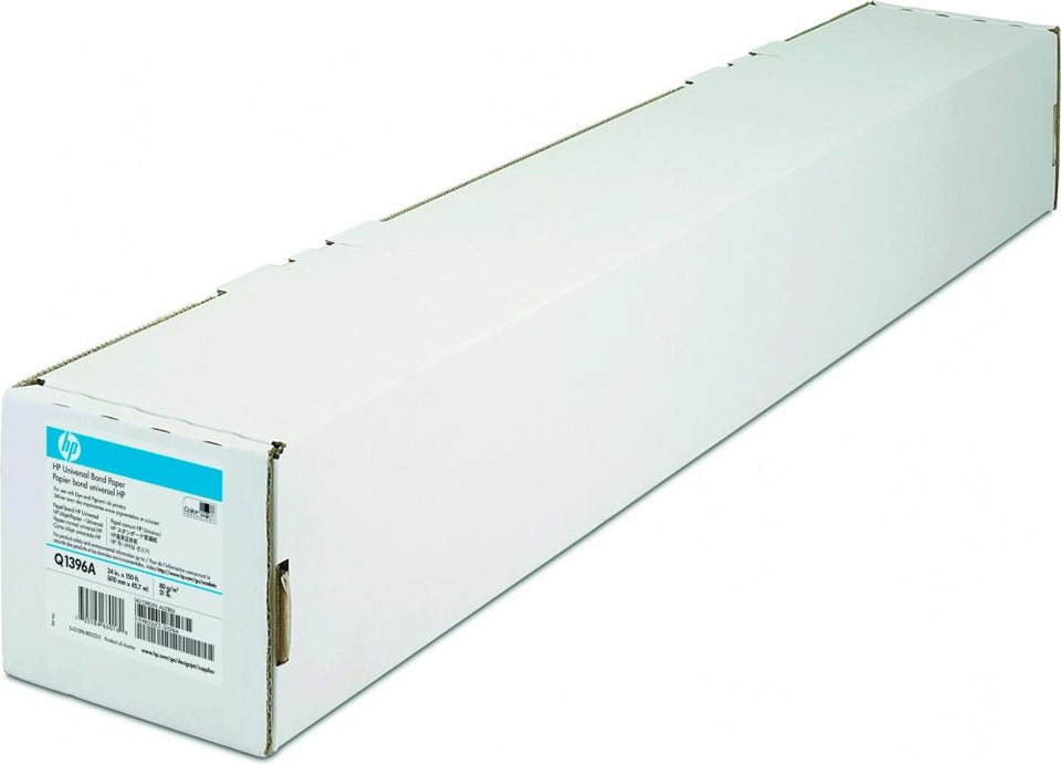 HP Rollo de Papel Universal Básico 80g/m², 610 mm x 45.7m