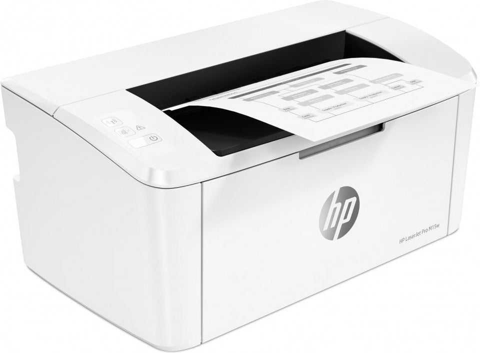 HP LaserJet M15w, Blanco y Negro, Láser, Print