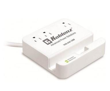 Koblenz Estación de Carga TPS-540 USB, 3 Contactos, 540 Joules
