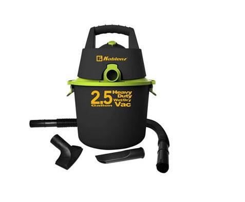 Koblenz Aspiradora Seco-Mojado WD-2.5 K, 9.5 Litros, Negro/Verde