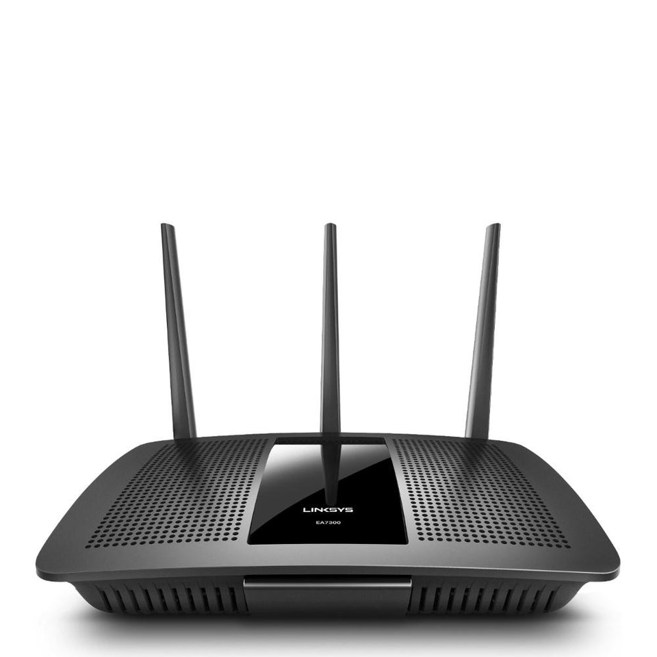 Router Linksys Gigabit Ethernet de Doble Banda EA7300, Inalámbrico, 4x RJ-45, 2.4/5GHz, con 3 Antenas