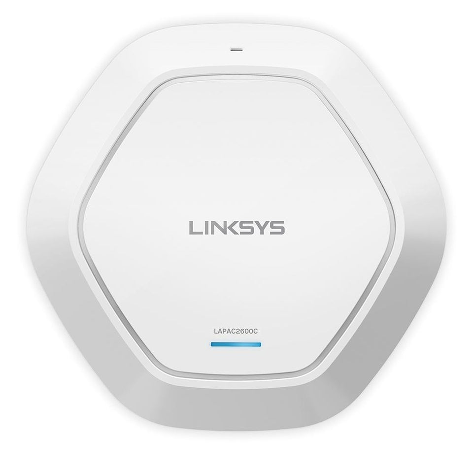 Access Point Linksys LAPAC2600C, 2600 Mbit/s, 2x RJ-45, 2.4/5GHz, Antena Integrada de 4.4dBi