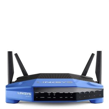 Router Linksys Gigabit Ethernet de Doble Banda WRT1900ACS, Inalámbrico, 5x RJ-45, 2.4/5GHz, con 4 Antenas Externas