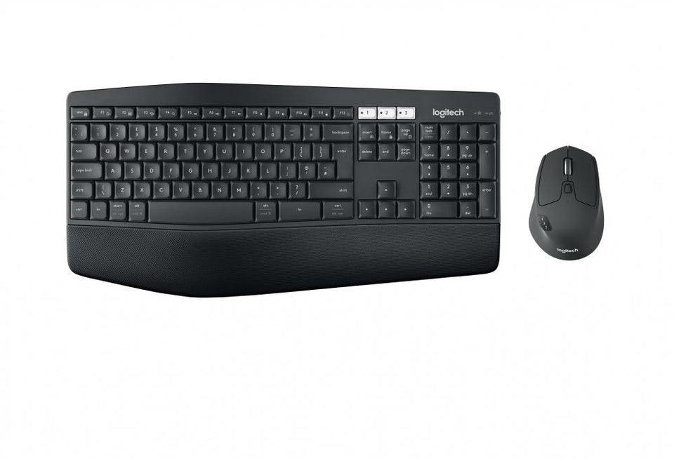 Kit de Teclado y Mouse Logitech MK850, Inalámbrico, RF Inalámbrico + Bluetooth, Negro (Español)
