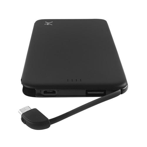 Cargador Portátil Perfect Choice Power Bank Ultra Slim, 5000mAh, Negro
