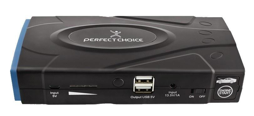 Cargador Portátil Perfect Choice Power Bank PC-240990, 12.000mAh, Negro