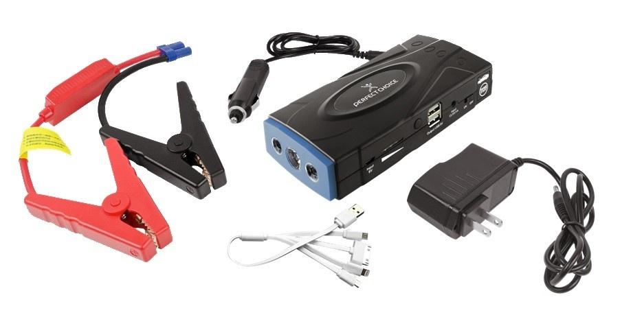 Cargador Portátil Perfect Choice Power Bank PC-240990, 12.000mAh, Negro