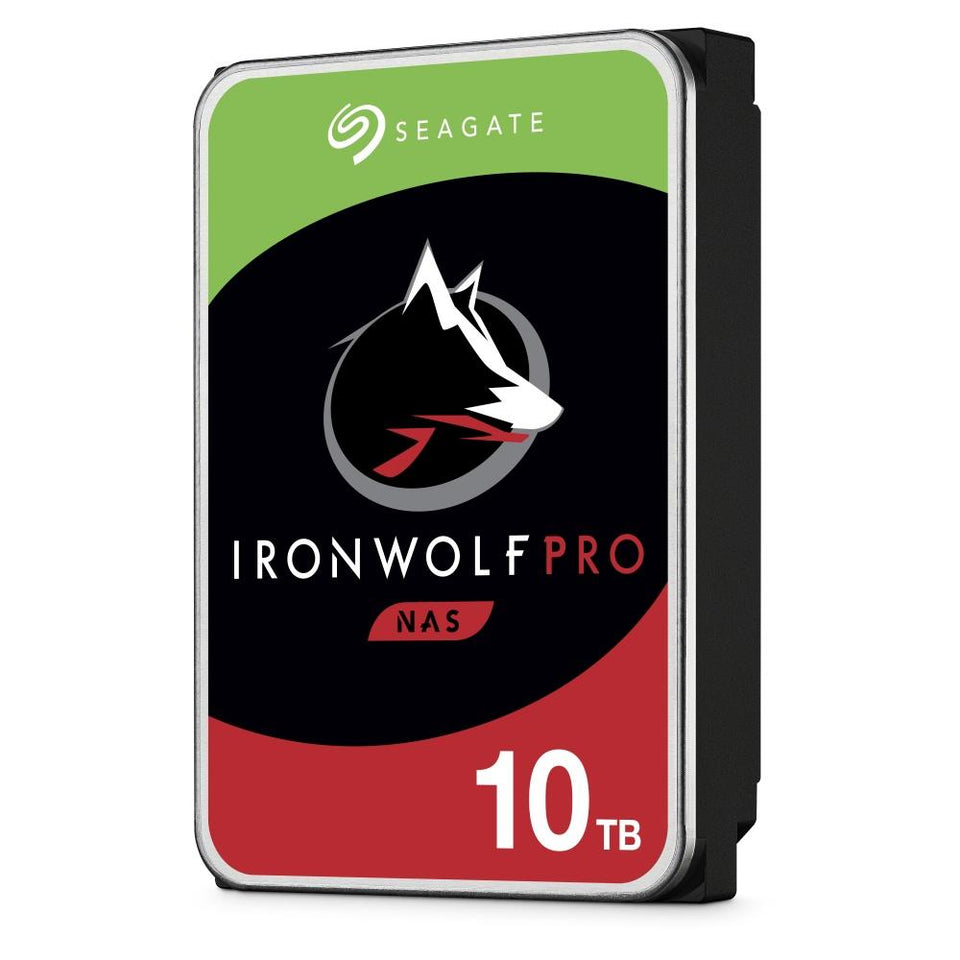 Disco Duro para NAS Seagate IronWolf Pro 3.5", 10TB, SATA III, 6Gbit/s, 7200RPM, 256MB Caché - para NAS de 1 a 24 Bahías