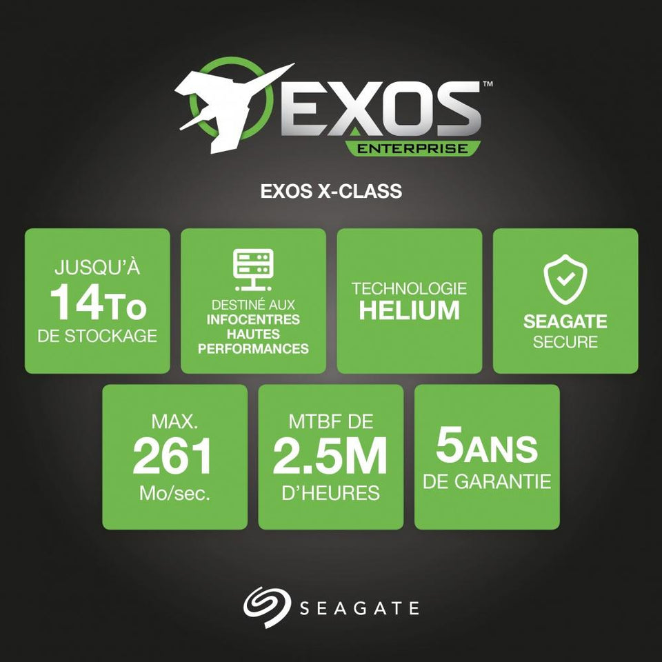 Disco Duro para Servidor Seagate Exos X10 10TB, SATA III, 7200RPM, 3.5", 6Gbit/s
