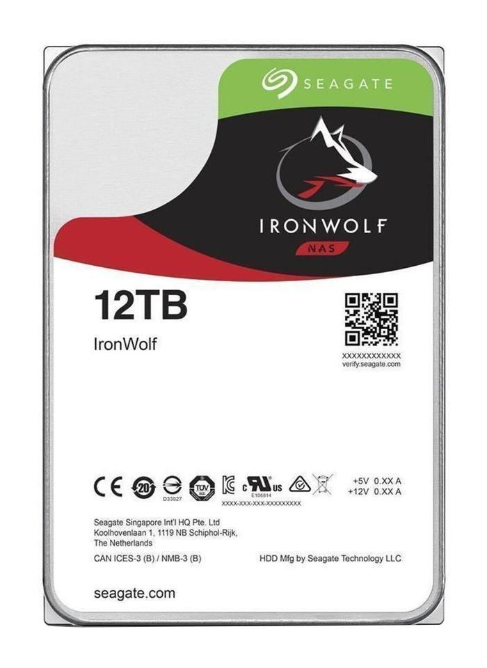 Disco Duro para NAS Seagate IronWolf 3.5" de 1 a 8 Bahías, 12TB, SATA III, 6Gbit/s, 7200RPM, 256MB Caché