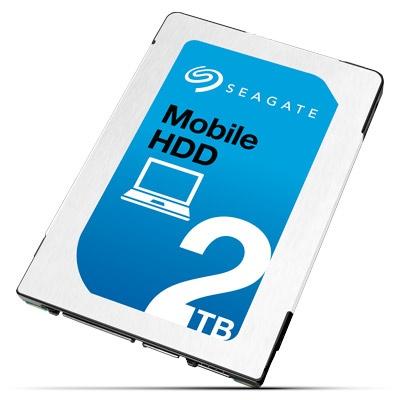 Disco Duro Interno Seagate Mobile 2.5'', 2TB, SATA, 140 MiB/s, 5400RPM, 128MB Cache