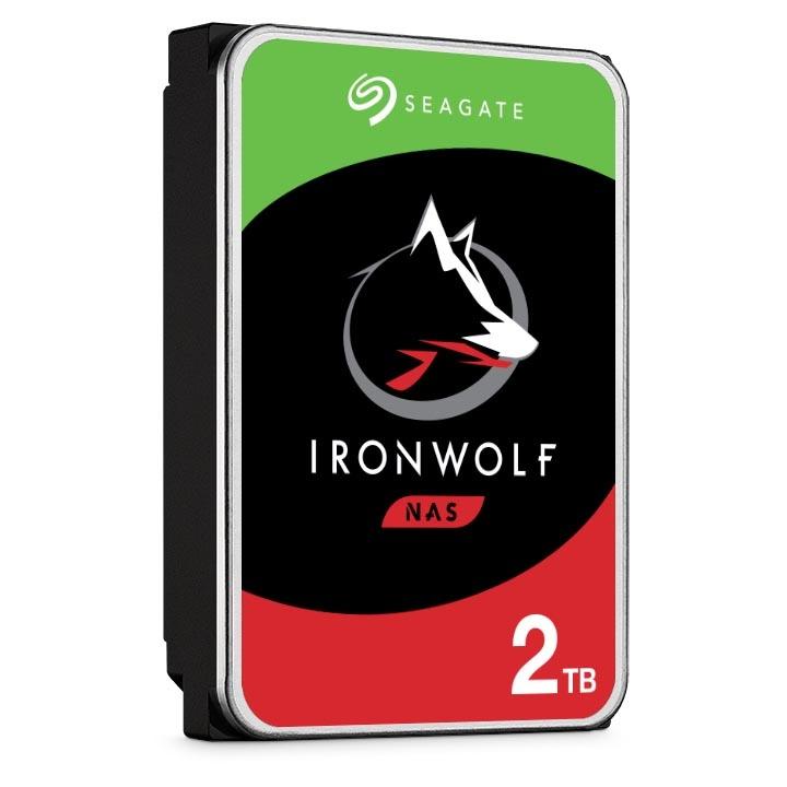 Disco Duro para NAS Seagate IronWolf 3.5'' de 1 a 8 Bahías, 2TB, SATA III, 6Gbit/s, 5900RPM, 64MB Cache