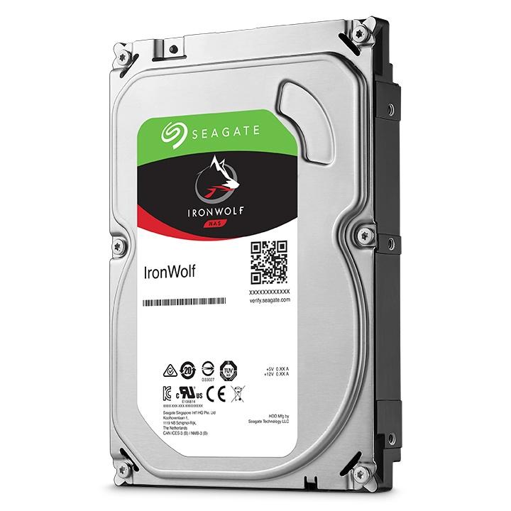 Disco Duro para NAS Seagate IronWolf 3.5'' de 1 a 8 Bahías, 2TB, SATA III, 6Gbit/s, 5900RPM, 64MB Cache