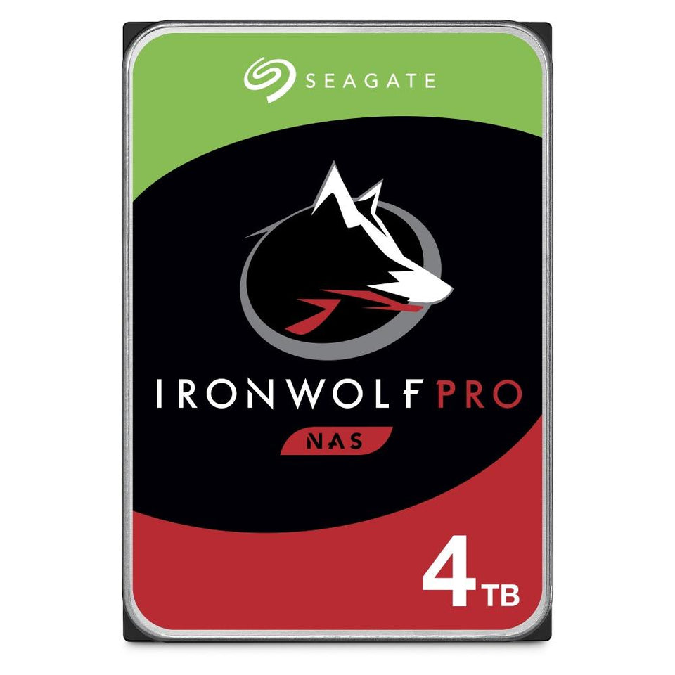 Disco Duro para NAS Seagate IronWolf Pro 3.5", 4TB, SATA III, 6Gbit/s, 7200RPM, 256MB Caché
