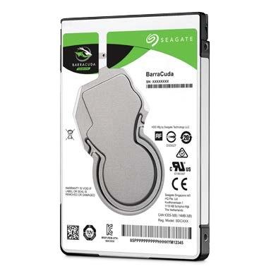 Disco Duro para Laptop Seagate Barracuda 2.5'', 500GB, SATA III, 6Gbit/s, 5400RPM, 128MB Caché