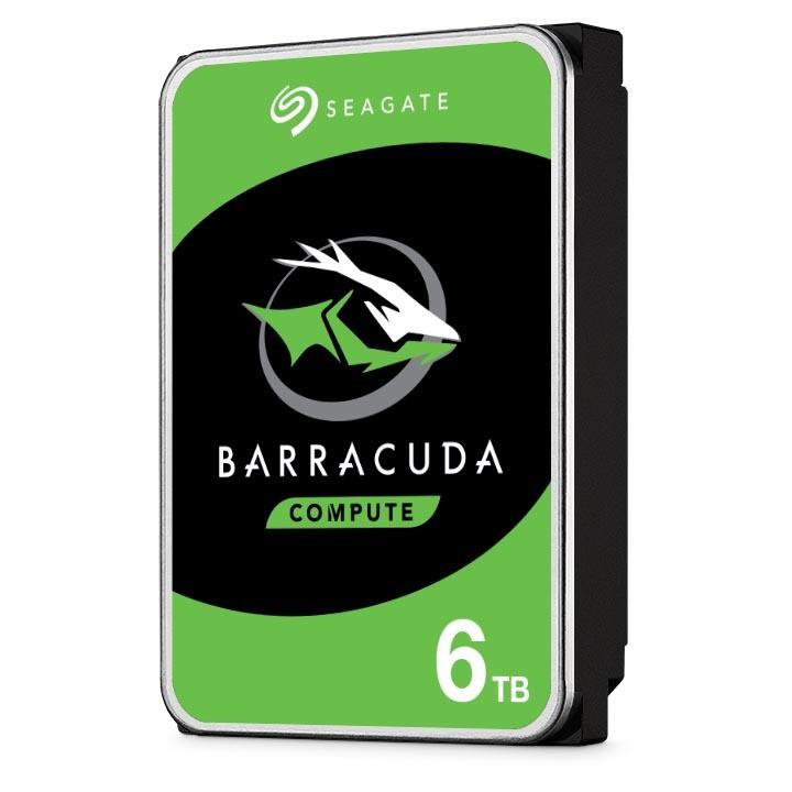 Disco Duro Interno Seagate Barracuda 3.5'', 6TB, SATA III, 6 Gbit/s, 5400RPM, 256MB Caché
