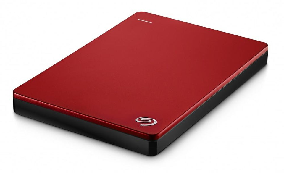 Disco Duro Externo Seagate Backup Plus Slim Portátil 3.5'', 2TB, USB 3.0, Rojo - para Mac/PC
