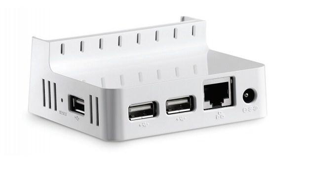 Seagate Dockig Station para HDD/SDD DockStar, 3x USB 2.0, Blanco