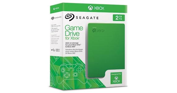 Disco Duro Externo Seagate Game Drive para Xbox 2.5'', 2TB, USB 3.0, Verde