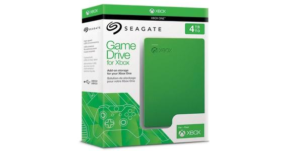 Disco Duro Externo Seagate Game Drive para Xbox 2.5'', 4TB, USB 3.0, Negro/Verde