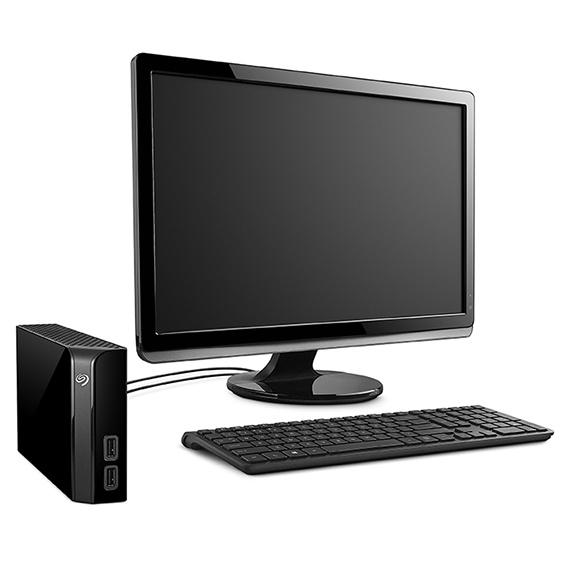 Disco Duro Externo Seagate Backup Plus Hub, 10TB, USB 3.0, Negro, para Mac/PC
