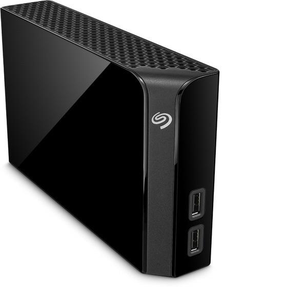 Disco Duro Externo Seagate Backup Plus Hub, 6TB, USB 3.0, Negro - para Mac/PC