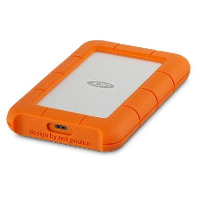 Disco Duro Externo Lacie Rugged 2.5'', 2TB, USB 3.0, Naranja/Plata, A Prueba de Salpicaduras y Golpes - para Mac/PC