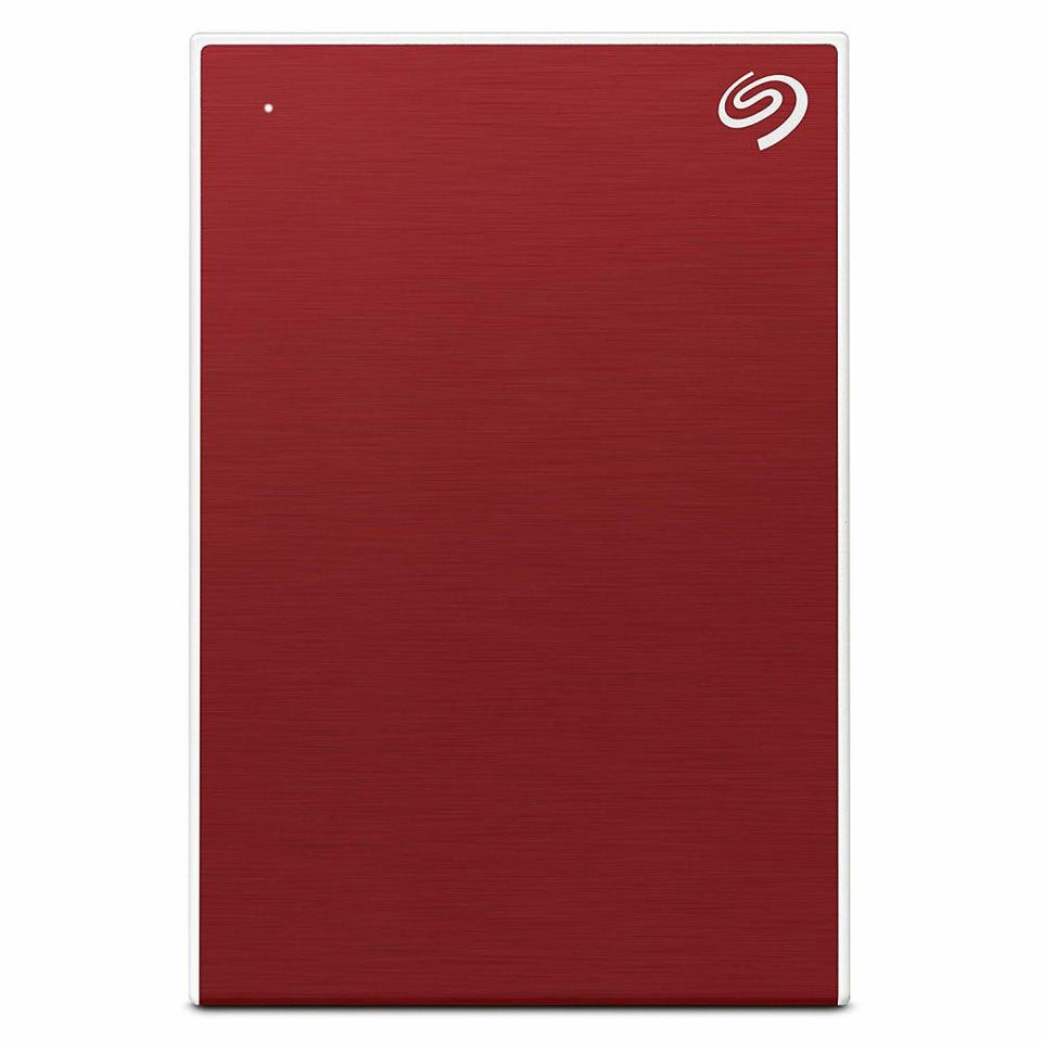 Disco Duro Externo Backup Plus Portable 2.5", 4TB, USB, Rojo - para Mac/PC