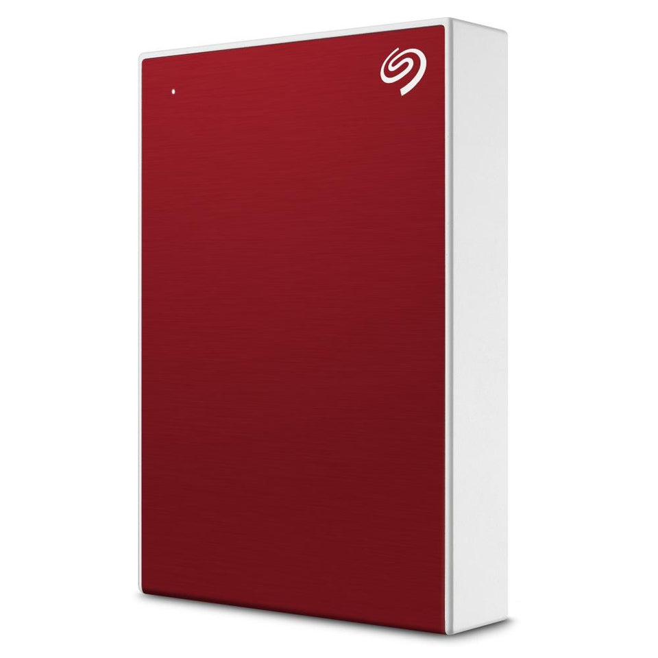 Disco Duro Externo Backup Plus Portable 2.5", 4TB, USB, Rojo - para Mac/PC