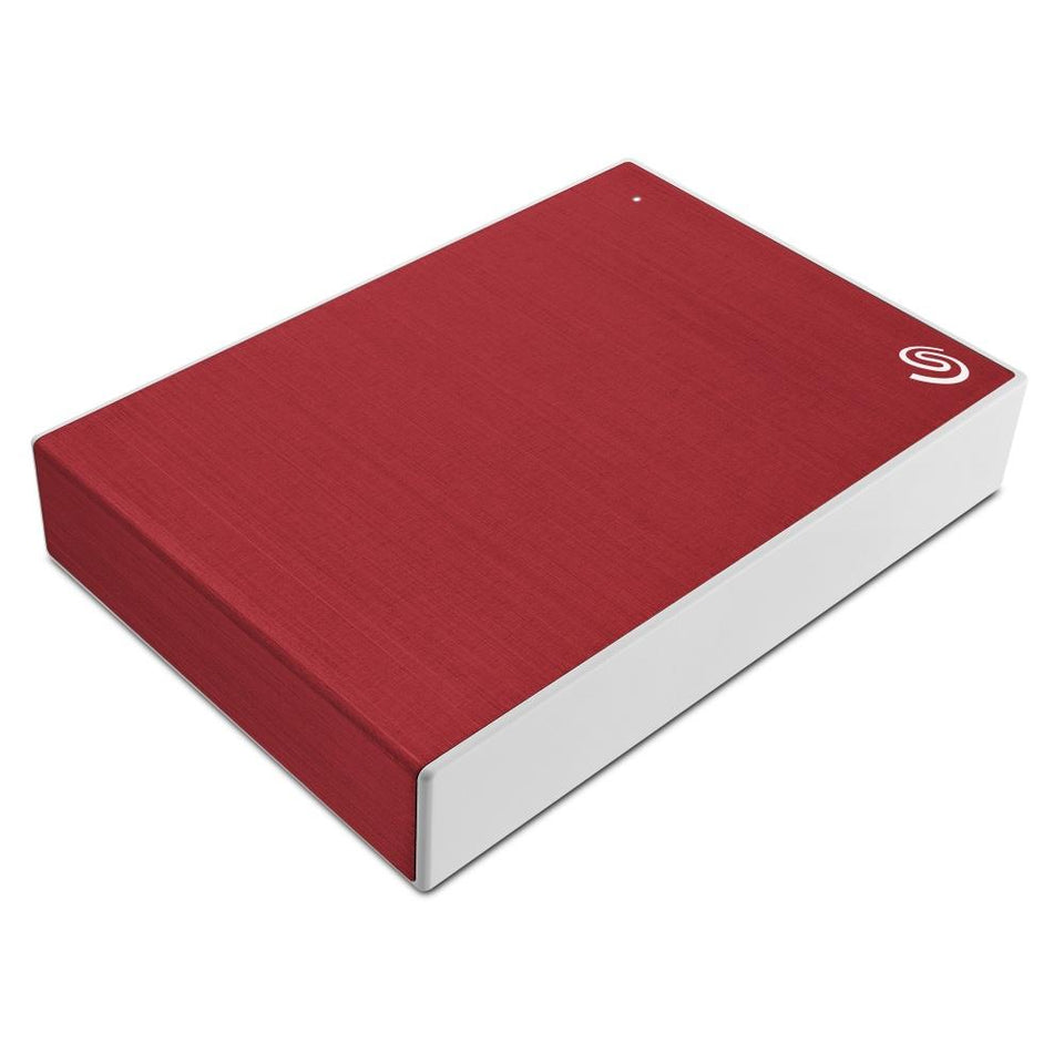Disco Duro Externo Backup Plus Portable 2.5", 5TB, USB, Rojo - para Mac/PC
