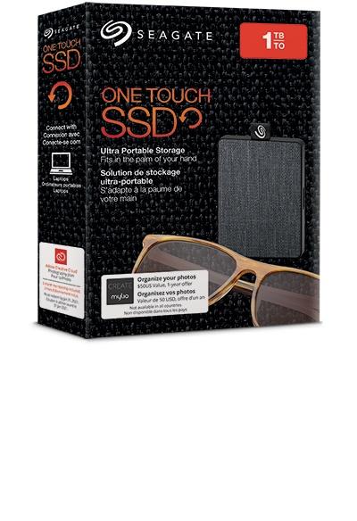 SSD Externo Seagate One Touch, 500GB, USB, Negro - para Mac/PC