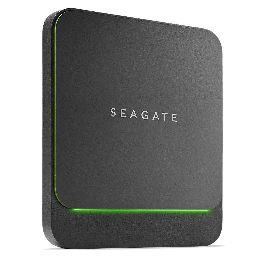 SSD Externo Seagate Barracuda, 500GB, USB C, Negro - para Mac/PC