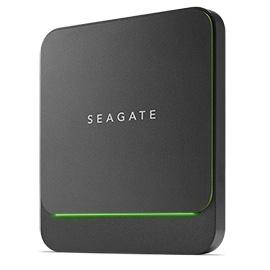 SSD Externo Seagate Barracuda, 500GB, USB C, Negro - para Mac/PC