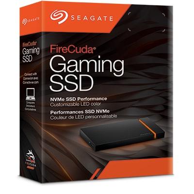 SSD Externo Seagate FireCuda, 500GB, USB-C, NVMe