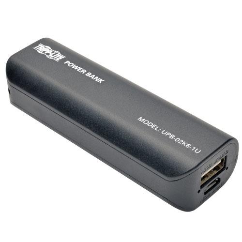 Cargador Portátil Tripp Lite UPB-02K6-1U, 2600mAh, Negro