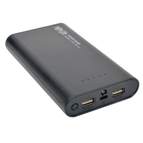 Cargador Portátil Tripp Lite UPB-12K0-2U, 12.000mAh, Negro