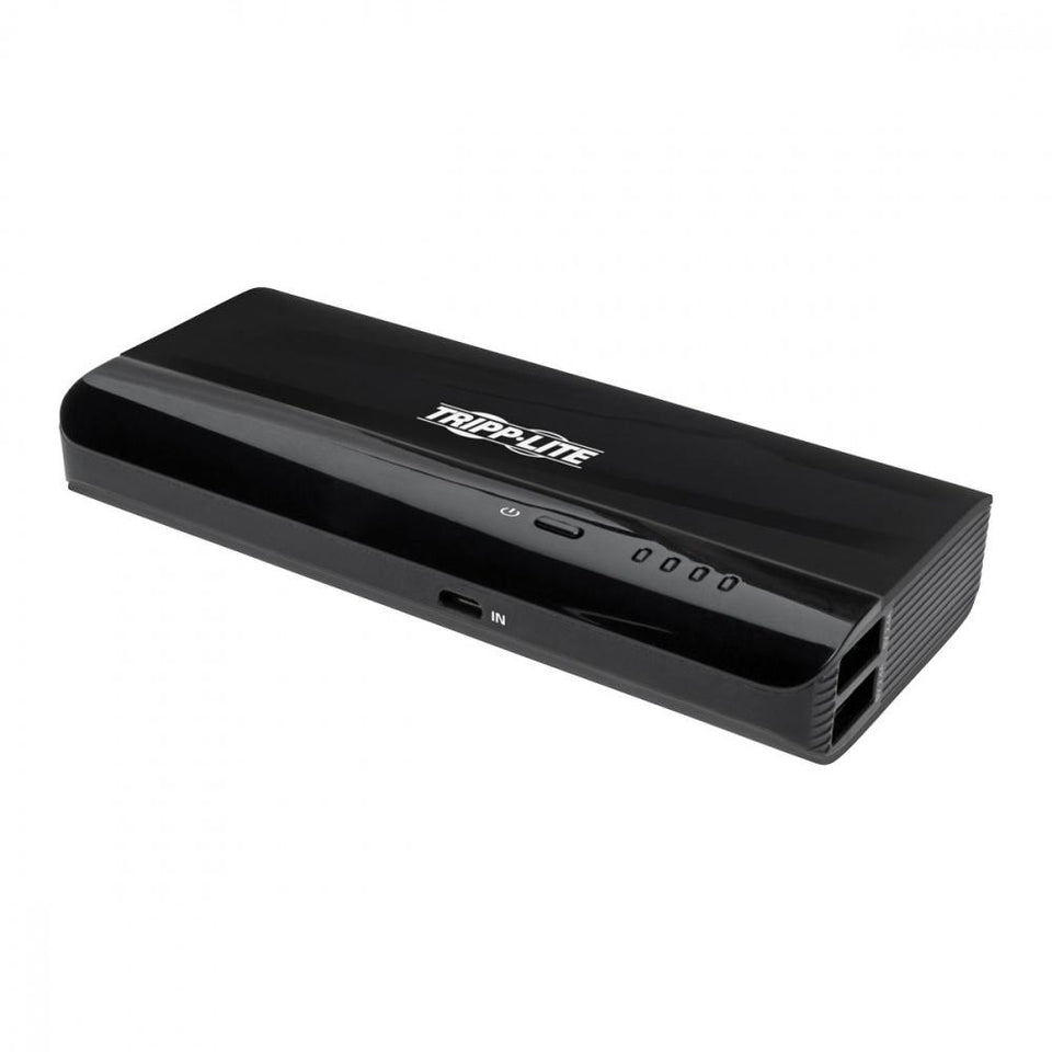 Cargador Portátil Tripp Lite UPB-12K0-S2X2U, 12.000mAh, Negro
