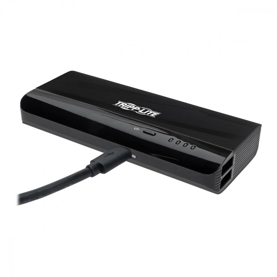 Cargador Portátil Tripp Lite UPB-12K0-S2X2U, 12.000mAh, Negro