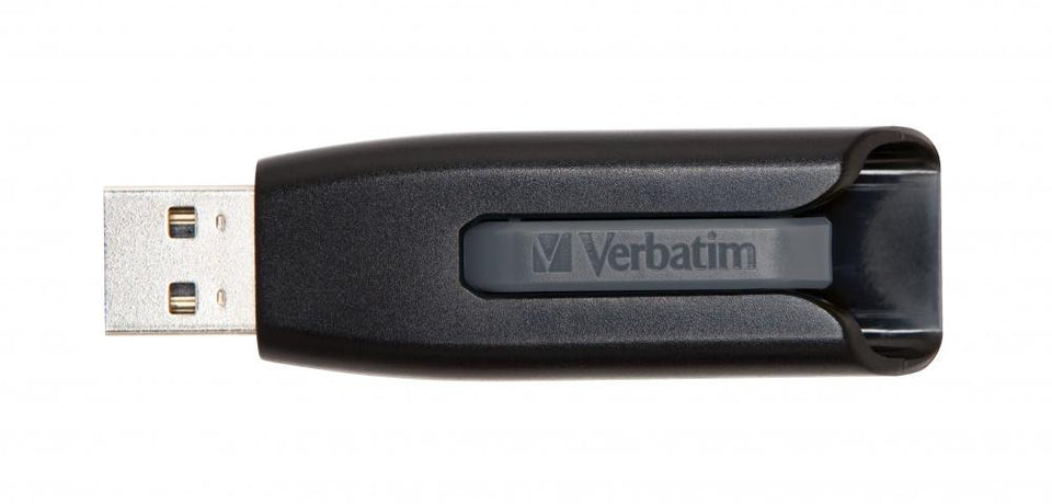 Memoria USB Verbatim V3, 256GB, USB 3.2, Negro