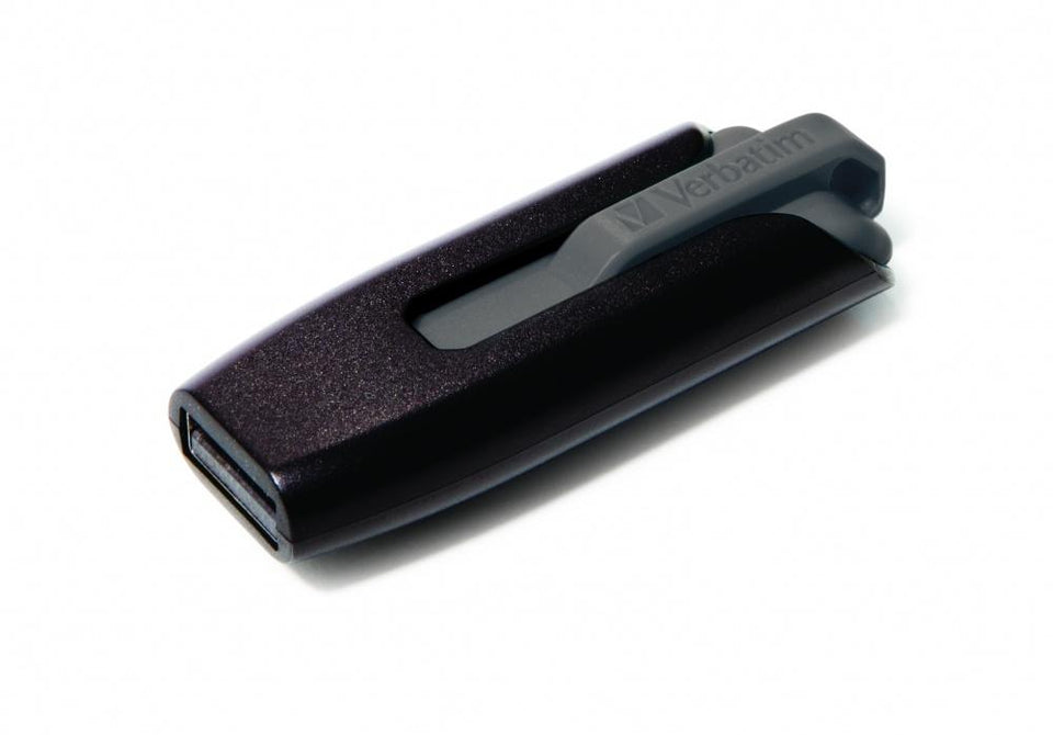 Memoria USB Verbatim V3, 256GB, USB 3.2, Negro