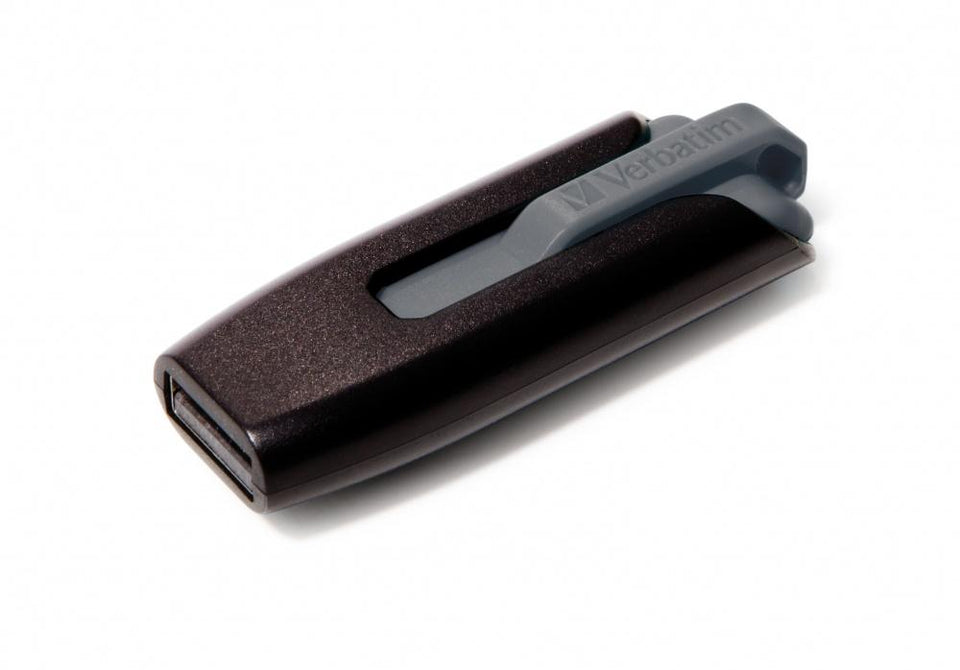 Memoria USB Verbatim Store 'n' Go V3, 128GB, USB 3.0, Negro/Gris
