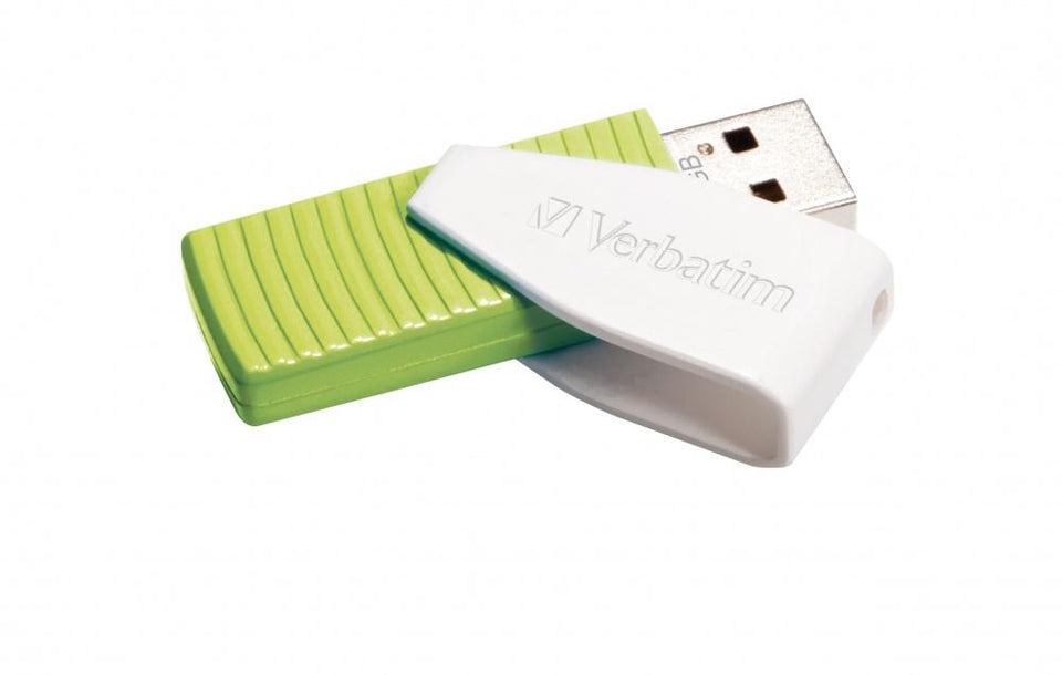 Memoria USB Verbatim Store 'n' Go Swivel, 32GB, USB 2.0 A, Verde