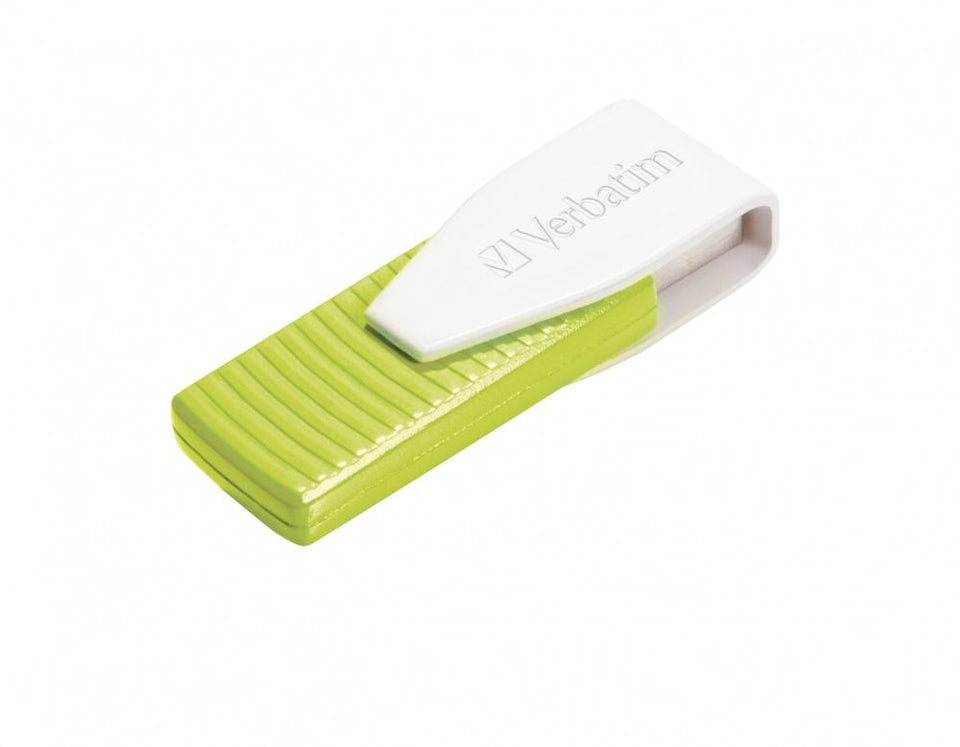 Memoria USB Verbatim Store 'n' Go Swivel, 32GB, USB 2.0 A, Verde