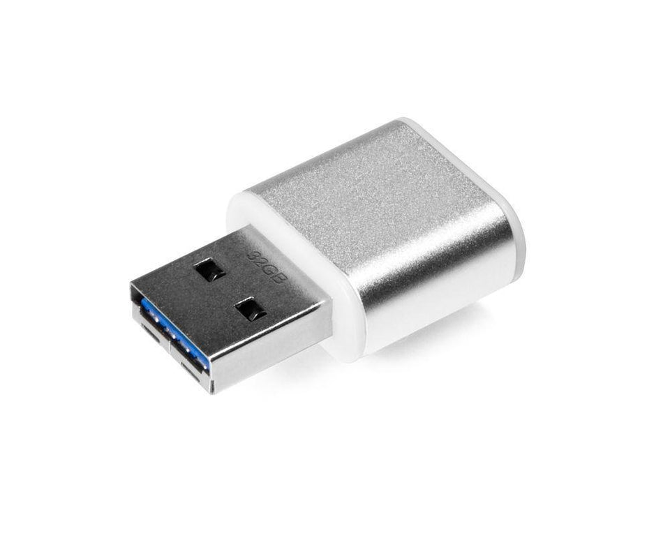 Memoria USB Verbatim, 49840, Mini Metal, 32GB, USB 3.0, Plata
