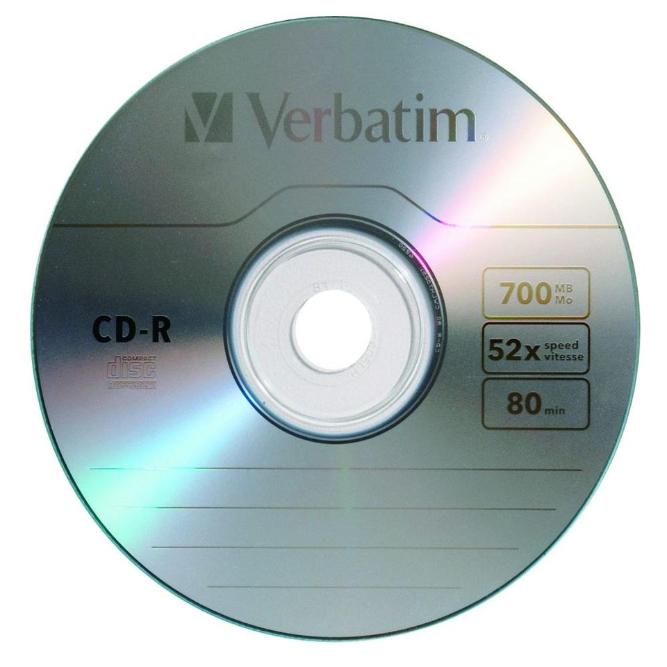 Verbatim Torre de Discos Virgenes para CD, CD-R, 50 Piezas