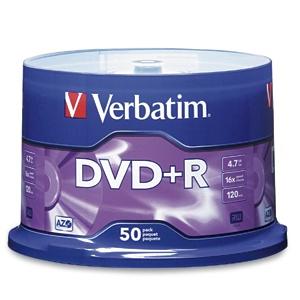 Verbatim Torre de Discos 95037, DVD+R, 16x, 4.7GB, 50 Piezas