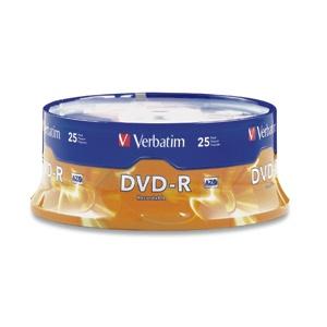 Verbatim Torre de Discos Virgenes para DVD, DVD-R, 16x, 25 Discos (95058)