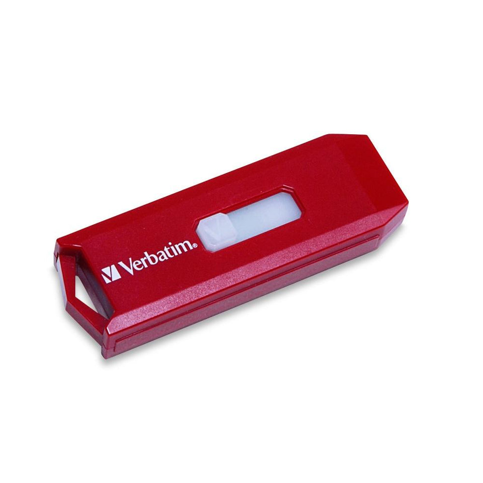 Memoria USB Verbatim Store 'n' Go, 4GB, USB 2.0, Rojo