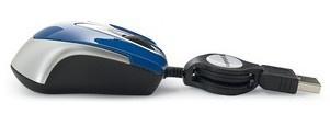 Mouse Verbatim Travel Óptico 97249, USB, Azul
